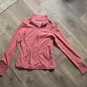 Zyia Salmon 1/4 zip, size small